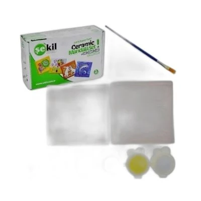 ŞEKİL SERAMİK MANDALA BOYAMA SETİ