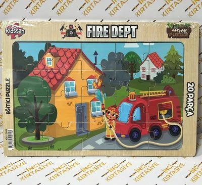 İTFAİYE 20 PARÇA AHŞAP YAPBOZ