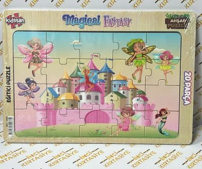 PERİLER 20 PARÇA AHŞAP YAPBOZ