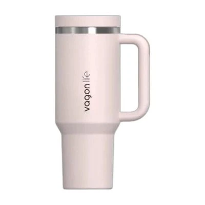 VAGONLİFE PEMBE ÇELİK TERMOS 1200ML