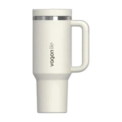 VAGONLİFE BEYAZ ÇELİK TERMOS 1200ML