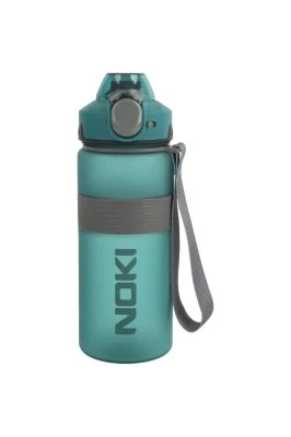 NOKİ SU MATARASI TRİTAN AUTO KAPAK SOFT TOUCH SİLİKON BANTLI ASKILI 1000 ML KIRMIZI