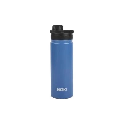 ÇELİK MATARA VİDALI KAPAK TAŞIMA KULPLU 540ML MAVİ