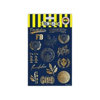FENERBAHÇE LACİVERT GOLD STİCKER SHEET
