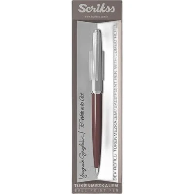 SCRİKSS 77 TÜKENMEZ KALEM BORDO