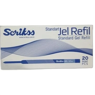 SCRİKSS JEL REFİL MAVİ 0,7MM