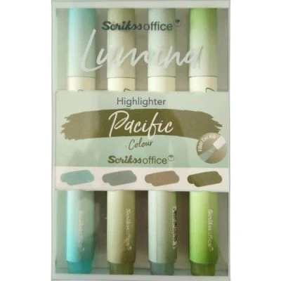 LUMINA İŞARETLEME KALEMİ PACİFİC DÖRTLÜ SET