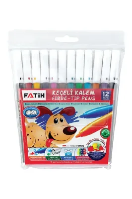 FATİH KEÇELİ BOYA KALEMİ 12 RENK