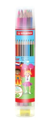 STABİLO 12 TÜP KURU BOYA