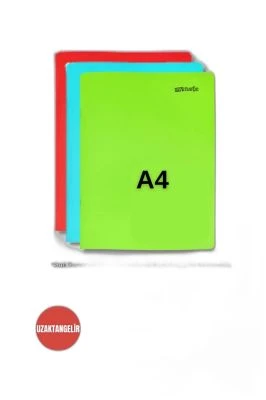 MYNOTE TEXT NEON PP A4 60 KARELİ DEFTER