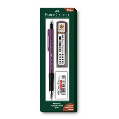 FABER-CASTELL 1346+SİLGİ+MİN KALEM SETİ