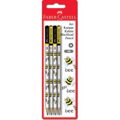 FABER-CASTELL ARI KURŞUN KALEM 4'LÜ BLİSTER