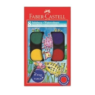 FABER-CASTELL 8 RENK SULUBOYA