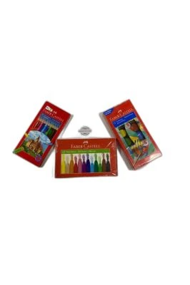 FABER CASTELL PASTEL 12 RENK KÖŞELİ 832