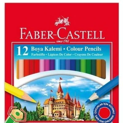 FABER-CASTELL 12 YARIM BOY KURUBOYA