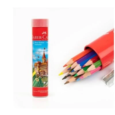 FABER CASTELL KURU BOYA 12 Lİ TÜP