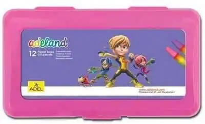 ADELAND 12 RENK KUTU PASTEL BOYA PEMBE