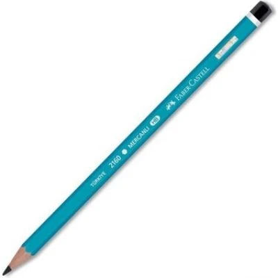 FABER CASTELL KÖŞELİ MERCANLI KURŞUN KALEM 2160