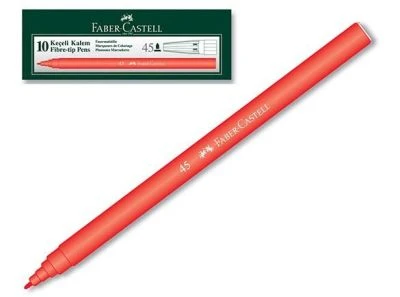 FABER-CASTELL KIRMIZI KEÇELİ KALEM