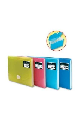 FABER-CASTELL KÖRÜKLÜ DOSYA NEON KIRMIZI