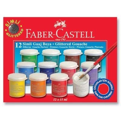 FABER-CASTELL 12 SİMLİ GUAJ BOYA