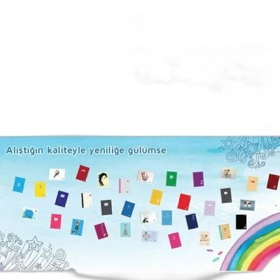MOPAK A5 80 PLASTİK ÇİZGİLİ DEFTER