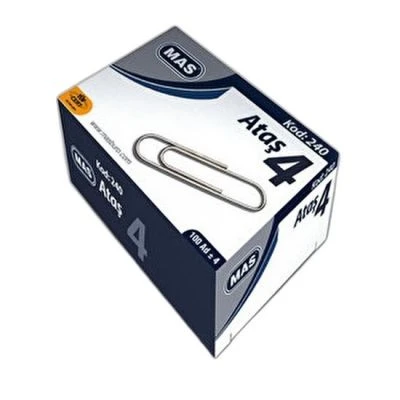 MAS  ATAŞ NO:4(NIKEL KAPLI)SÜPER KALITE 100 ADET