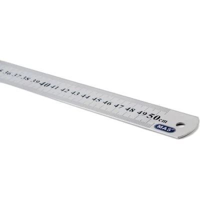MAS ÇELİK CETVEL 50 CM