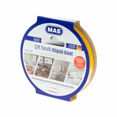 ÇIFT TARAFLI KÖPÜK BANT - 19MMX 5M
