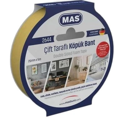 ÇIFT TARAFLI KÖPÜK BANT - 25MMX 5M