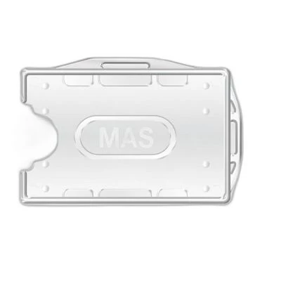 MAS PLASTİK KART MUHAFAZA ÇİFT YÜZ 54X86 ŞEFFAF