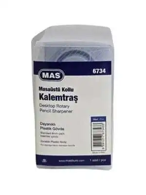 MAS 6734 KALEMTRAŞ KOLLU MASA TİPİ PLASTİK MAVİ