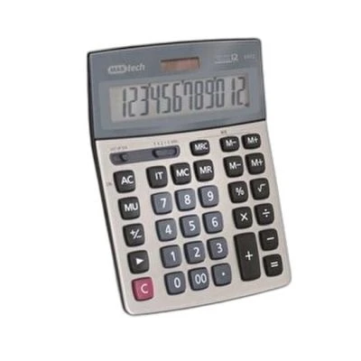 MAS OFİS TİPİ ÇİFT HAFIZA HESAP MAKİNESİ