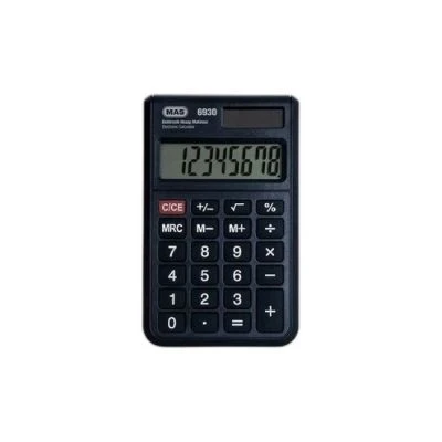 MAS 6930 HESAP MAKİNESİ CEP TİPİ