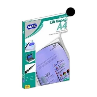 CILT KAPAĞI PP - A4- 100 LÜ PK.SIYAH