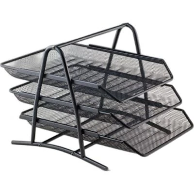 BİON PERFORE EVRAK RAFI 3 LÜ SET SİYAH