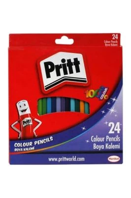 PRİTT 24 RENK KARTON KURUBOYA