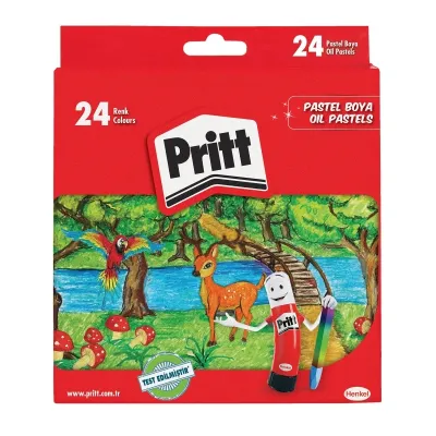 PRİTT 24 RENK KARTON PASTEL BOYA