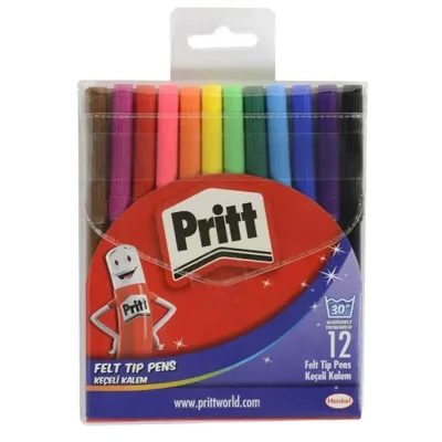 PRİTT 12 RENK KEÇELİ KALEM