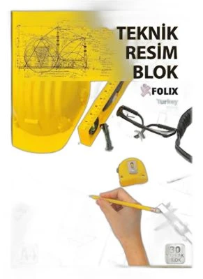 FOLİX TEKNİK RESİM DEFTERİ A4 DİK