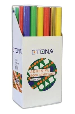 ETONA ASETAT RENKLİ RULO YAPIŞKANLI KARIŞIK 45X2MT ETN-930