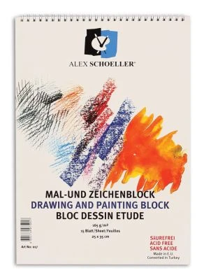 ALEX 25X35 165GR 15 YP RESİM DEFTERİ