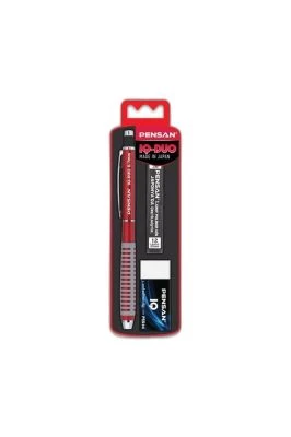 PENSAN IQ-DUO SET 0,5 MM KIRMIZI SİLGİ+MİN