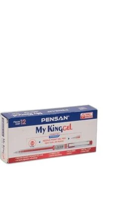 PENSAN 6405 MY-KİNG JEL KALEM METAL KLİPS KIRMIZI 0,5