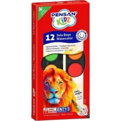 PENSAN KİDZ 12 RENK SULUBOYA