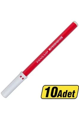 PENSAN 3003 OFİS TİPİ KEÇELİ KALEM KIRMIZI