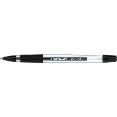 PENSAN SOFT GEL TÜKENMEZ KALEM SİYAH 0.7MM