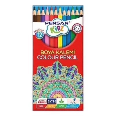 PENSAN KİDZ 12 RENK TÜP KURUBOYA