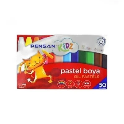 PENSAN KİDZ 12 RENK PASTELİ BOYA