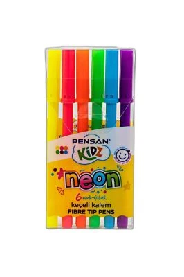 PENSAN KİDZ NEON 6 RENK KEÇELİ KALEM